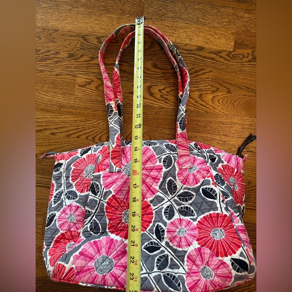 Vera Bradley retired Cherry Blossoms fabric tote - Picture 2 of 11